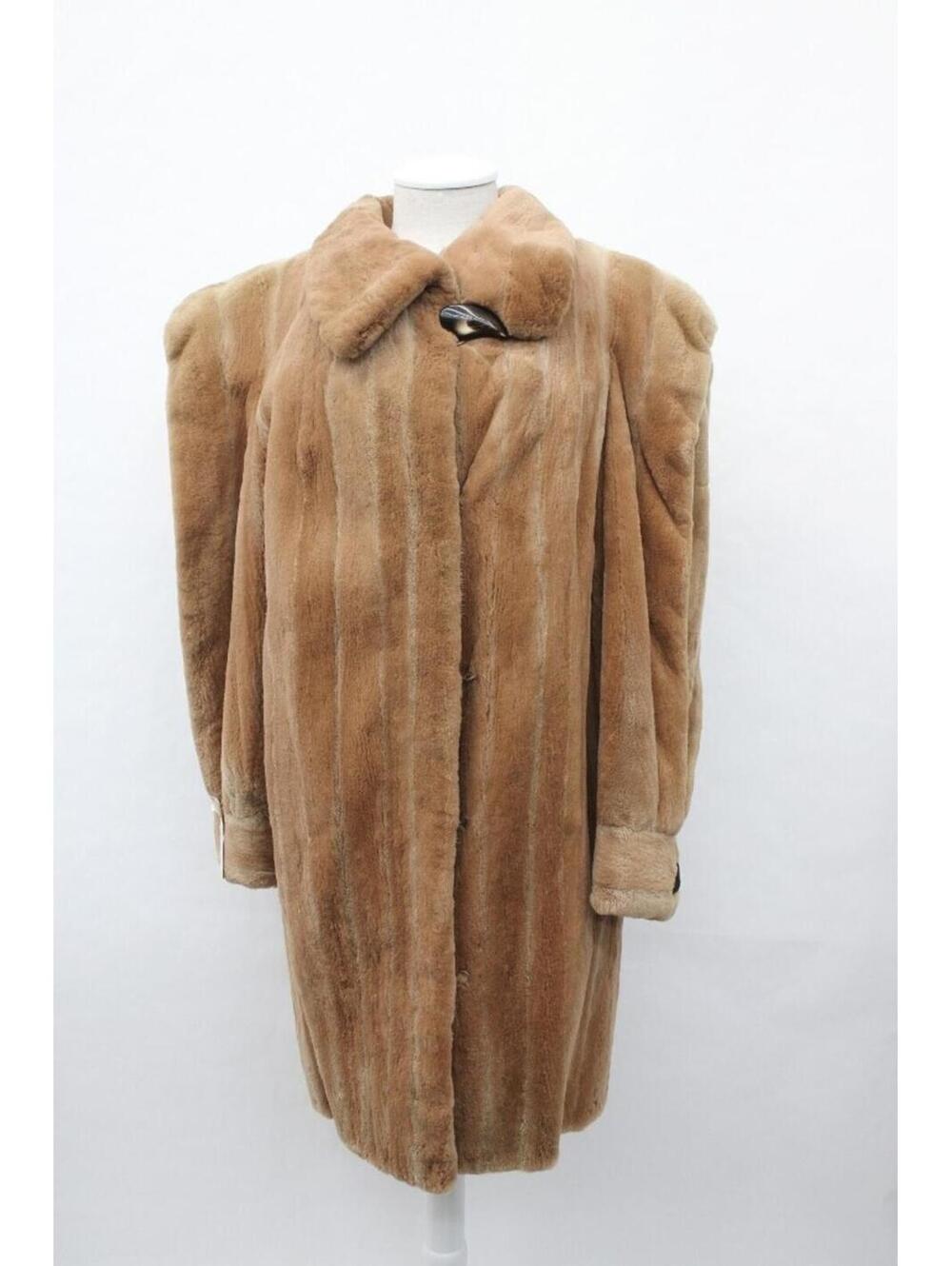 REFURBISHED NEW SHEARED MINK FUR COAT JACKET WOMAN WOMEN SIZE 6-8 DISCOLORED